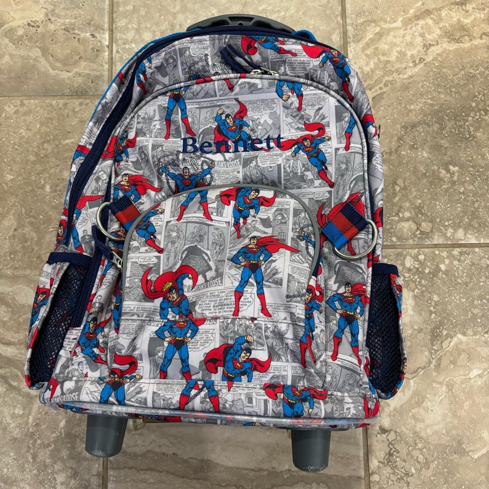 Pottery Barn‎ Kids DC Superman Rolling Backpack